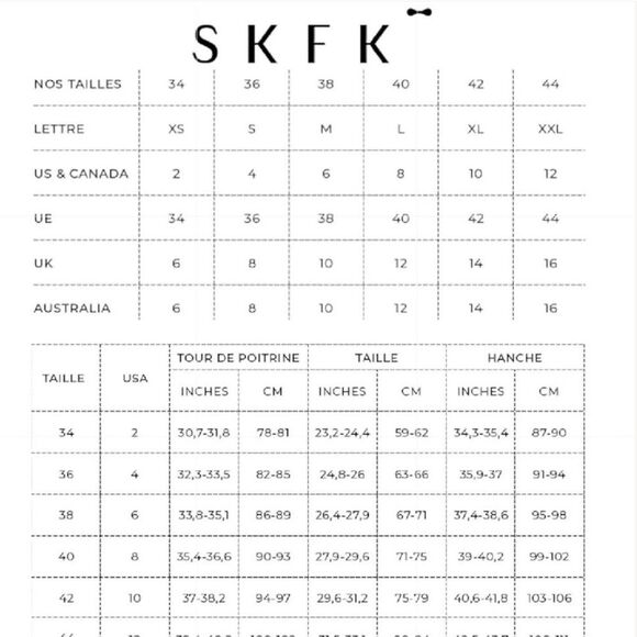 SKFK Goiane Ankle Length Pants Crossover Pleat Flap Cream EU 38 | US 6 Reg $149 - Picture 12 of 12